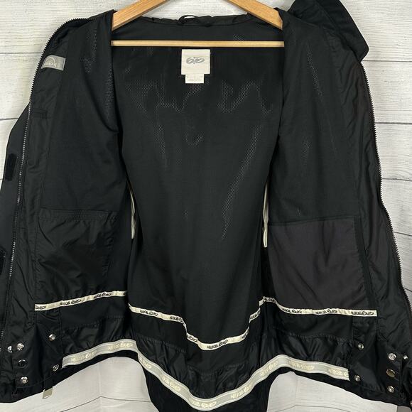 Nike 6.0 Womens size Medium Kesak Snowboarding Skiing Jacket Nylon Black 384696 - Picture 10 of 14